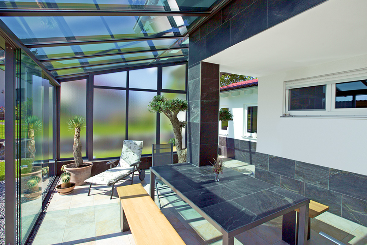 Wintergarten von Glas Siller